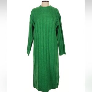 Zara RIBBED KNIT DRESS